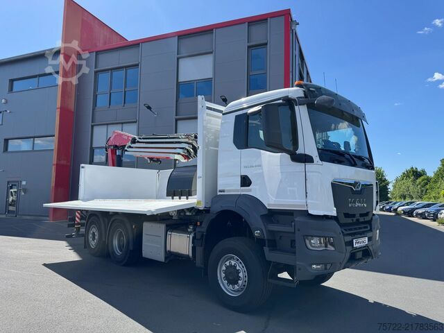 Sklápěč s jeřábem MAN TGS 28.440 6x4-4 BL 2-Seitenkipper Fassi F235 Kran