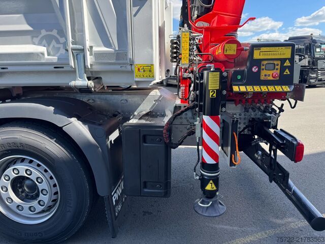 Sklápěč s jeřábem MAN TGS 28.440 6x4-4 BL 2-Seitenkipper Fassi F235 Kran