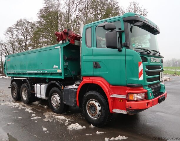 Dreiseitenkipper LKW Scania G 490 8x4 Bordmatik Thermo