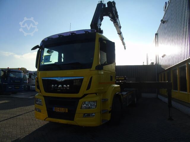 Vrachtwagen met kraan MAN TGS 26.360 + FASSI 420AXP.24 + 6X2 STEERING + 4...