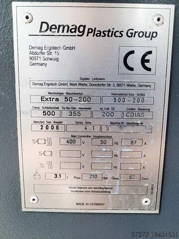 Injection Moulding Machine Demag/Wittmann Extra 50-200