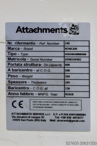 Machine de chargement et de déchargement RONCARI UEB208100B0L060
