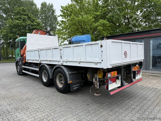 Φορτηγό με επίπεδη καρότσα MAN TGA 26.320 6X4 Atlas 290 bis 18 Meter
