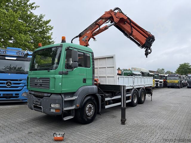 Φορτηγό με επίπεδη καρότσα MAN TGA 26.320 6X4 Atlas 290 bis 18 Meter