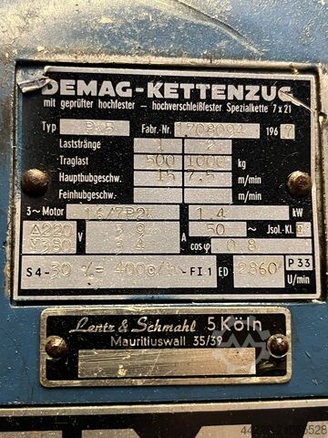 αλυσσοτροχός Demag PK 5