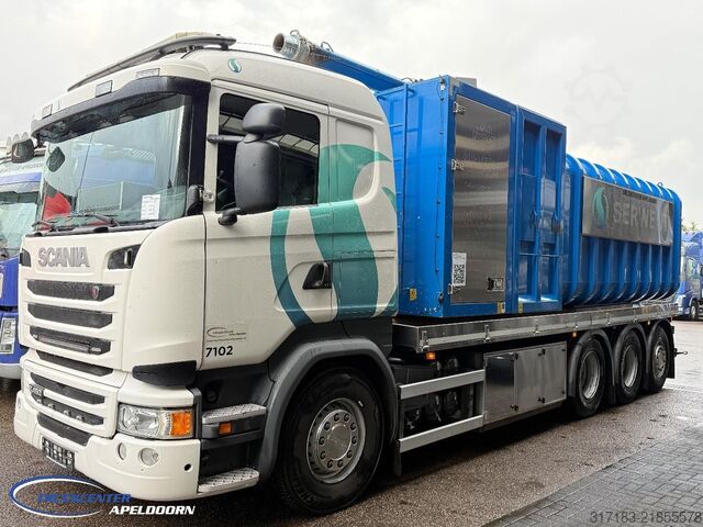 Pojazd ssący Scania R450 FlexVac Dry Vacuum, Euro 6, 8x4