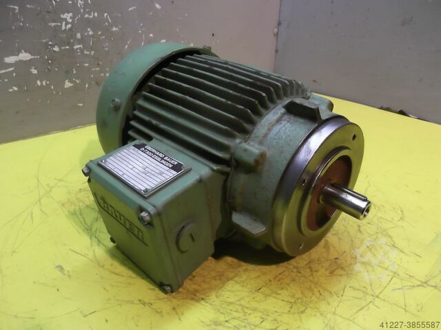 Elektromotor 0,063/0,4 kW 460/2840 Rpm 415 V Bauer DNPFK8122/200-S