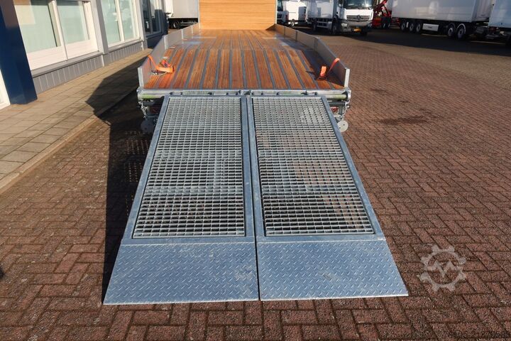 Autotransporter DAF XF 450 6x2 Oprijwagen vloerhoogte 100 cm + 2x  ...