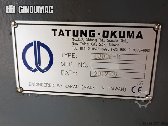 Tornio orizzontale Okuma L300 E-M