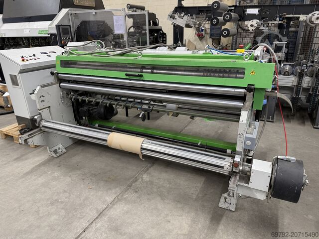 Máquina cortadora y rebobinadora de rollos / Corte de rollos Düspohl RSW2200T