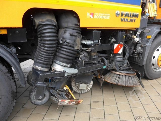 Road sweeper MERCEDES-BENZ ATEGO 1523 4x2 FAUN Viajet 6R/H HD 100 Bar