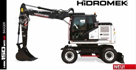 Mobiele graafmachine Hidromek HMK 150 WR  H4 Stage5