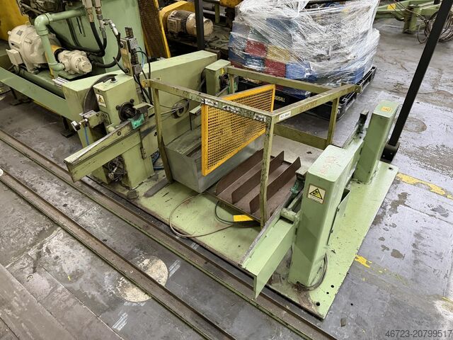 Dækmonteringsmaskine med tre varme knive GoodYear S.A. Formenbauwerk BRC III R1 E84