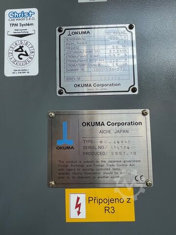 Verticale bewerkingscentrum OKUMA MB-46VAE
