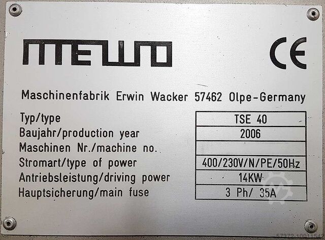 Patlatma ünitesi Mewo TSE 40