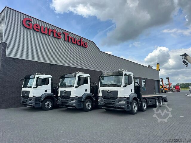 Autotransporter MAN TGS 35.520 8X2 OPRIJWAGEN/MACHINE TRANSPORTER/P...