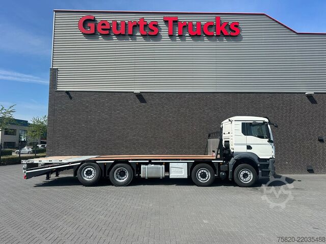 Autotransporter MAN TGS 35.520 8X2 OPRIJWAGEN/MACHINE TRANSPORTER/P...