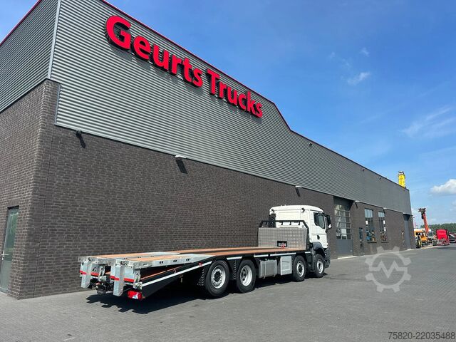 Autotransporter MAN TGS 35.520 8X2 OPRIJWAGEN/MACHINE TRANSPORTER/P...