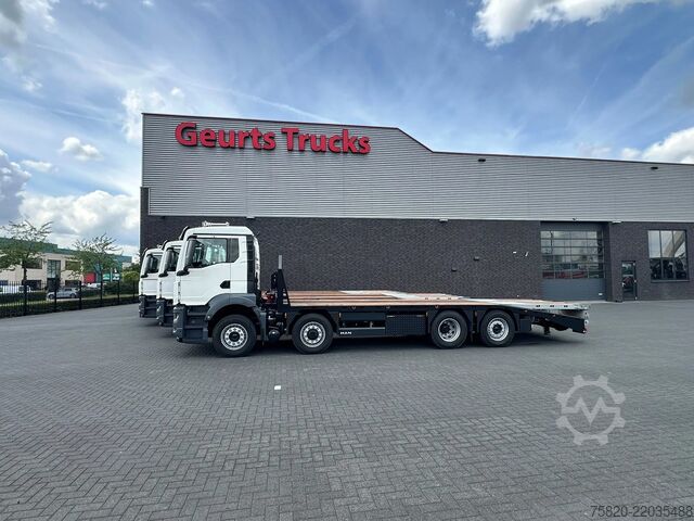 Autotransporter MAN TGS 35.520 8X2 OPRIJWAGEN/MACHINE TRANSPORTER/P...