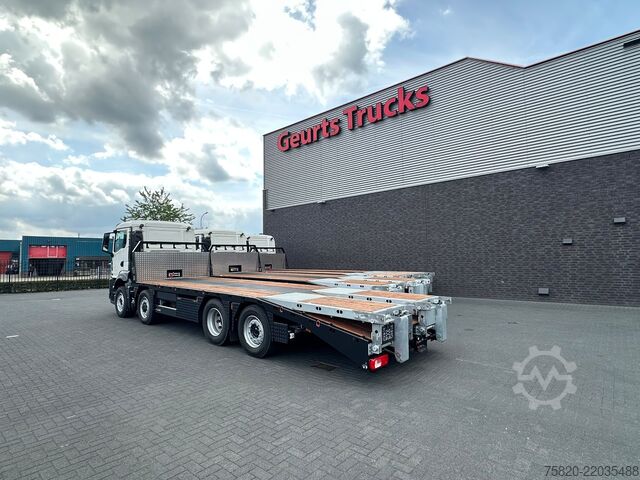 Autotransporter MAN TGS 35.520 8X2 OPRIJWAGEN/MACHINE TRANSPORTER/P...