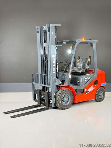 Carrello elevatore anteriore diesel Heli CPCD30-H3 - Diesel - 3t 6m Triplex KUBOTA Garantie