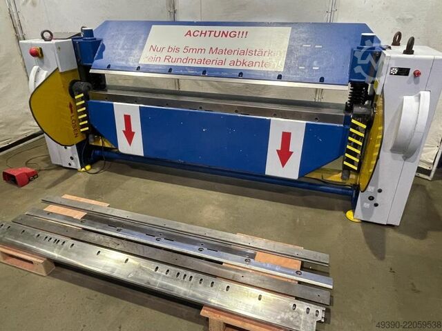 Zwenkbuigmachine, kantbank, plaatbuigmachine, buigbank HM KSM-5 / 2500