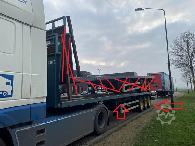 Plattformanhänger Haan OPL 45 Heavy Duty (45Ton) / Rungen-Potholes /BP...