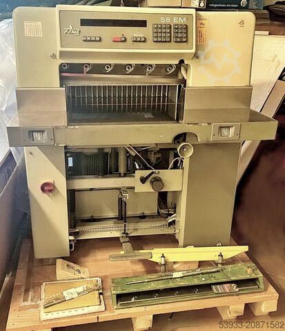 Papier snijmachine Polar 58 EM