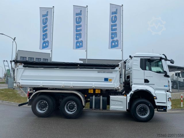 Camion benne MAN TGS/26.510/6x4 BL/Bordmatik/Retarder/90to/82 tkm