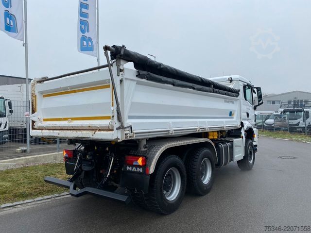 Camion benne MAN TGS/26.510/6x4 BL/Bordmatik/Retarder/90to/82 tkm