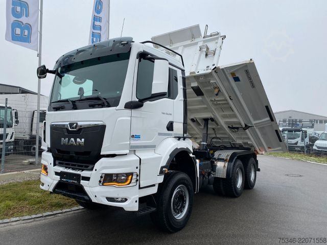 Camion benne MAN TGS/26.510/6x4 BL/Bordmatik/Retarder/90to/82 tkm