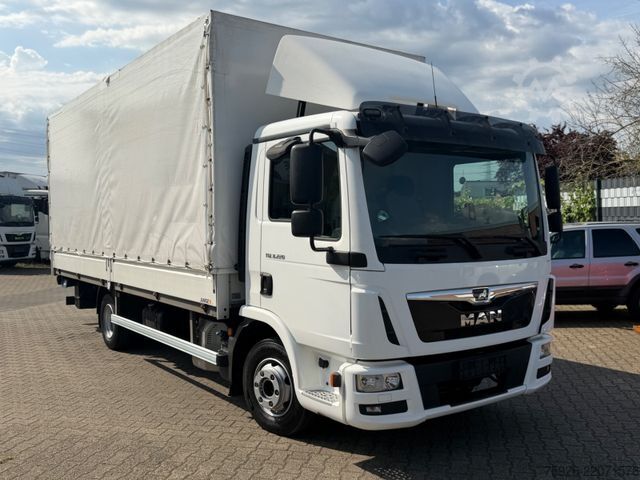 Gardinsided kassevogn MAN TGL 8.220 Automatik*Klima*LBW*6M Pritsche *