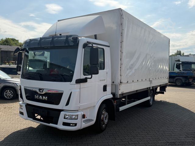 Gardinsided kassevogn MAN TGL 8.220 Automatik*Klima*LBW*6M Pritsche *