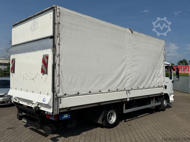 Gardinsided kassevogn MAN TGL 8.220 Automatik*Klima*LBW*6M Pritsche *
