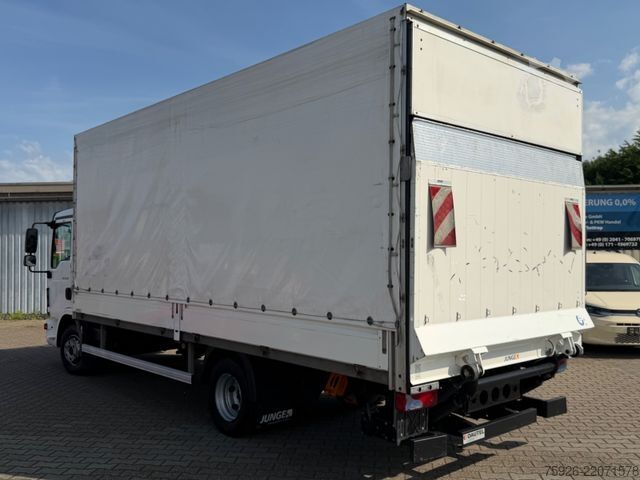 Gardinsided kassevogn MAN TGL 8.220 Automatik*Klima*LBW*6M Pritsche *