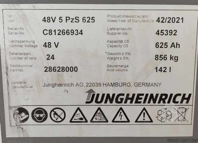 Elektrický – 3 kola Jungheinrich EFG216k /2021y/ 4560mh RES MA