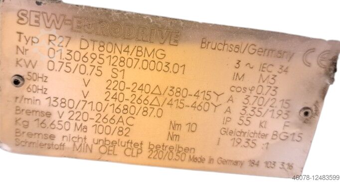 Förderband Gurtförderer Gurtband GF Transnorm TS 1100 12330-600-500