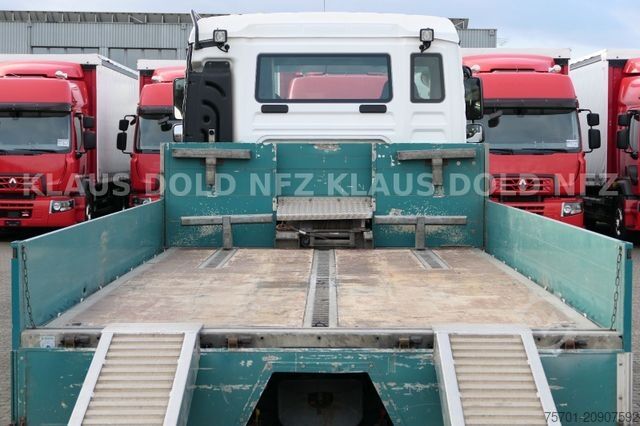 Autocarro con cassone fisso MAN TGM 15.290 Baumaschinentransporter Navi Euro 6