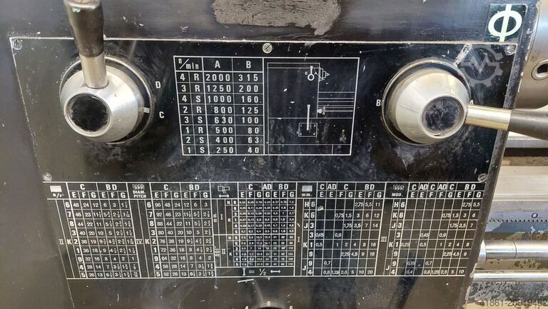 Svarv (plansvarv) SCHAERER UN 300 x 1000