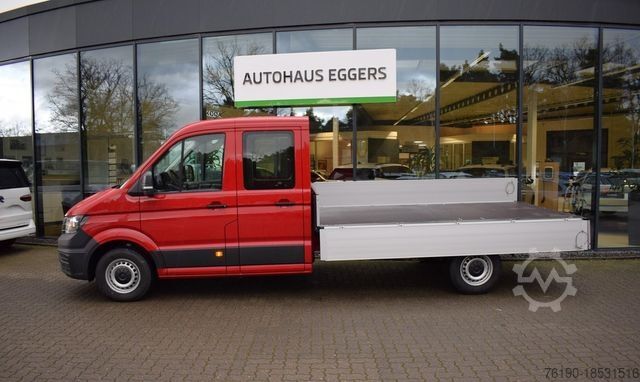 Bestelwagen VOLKSWAGEN Crafter 35 Doka Pritsche TDI lang *PDC*7-Sitzer