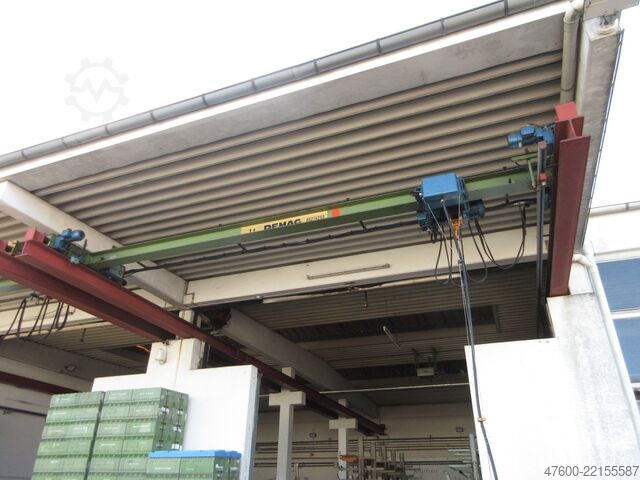 Vince Tipi, Salon Vinci, Ray Aralığı 6700 mm Demag Hallenkran Brückenkran Kran 1t Kran Seilzug PLV 1000Kg Spur 6,7m Hub 4m
