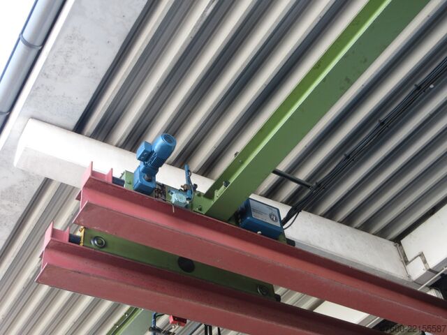 Vince Tipi, Salon Vinci, Ray Aralığı 6700 mm Demag Hallenkran Brückenkran Kran 1t Kran Seilzug PLV 1000Kg Spur 6,7m Hub 4m