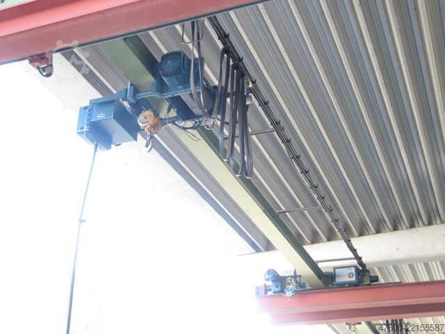 Vince Tipi, Salon Vinci, Ray Aralığı 6700 mm Demag Hallenkran Brückenkran Kran 1t Kran Seilzug PLV 1000Kg Spur 6,7m Hub 4m
