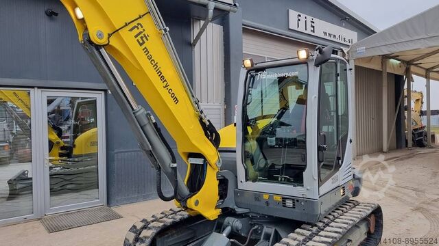Midi excavator Wacker Neuson ET90 - POWERTILT - 3X BUCKETS - 2018 YEAR - CAMERA