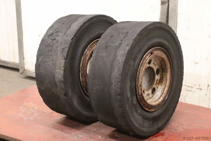 Vollgummi Reifen 2 Stück Continental 23 x 9-10  6,5F-10