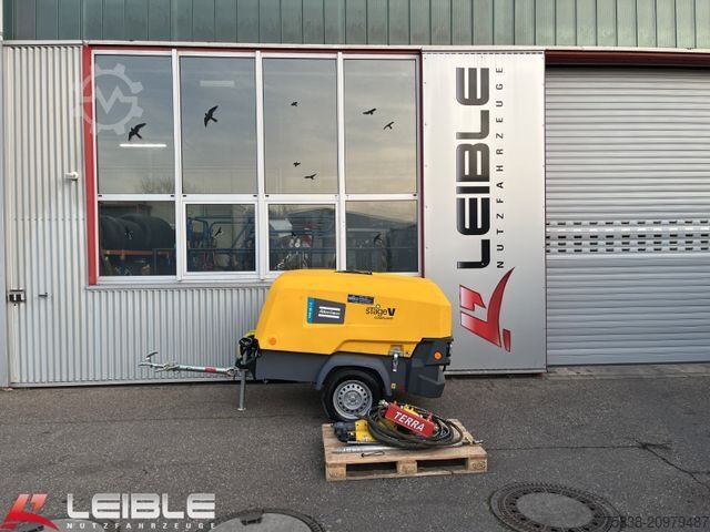 Otro ATLAS_COPCO Kompressor XAS58-7G*2xHammer+Erdrakete*Neuwertig