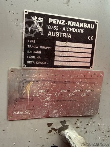 Autocamion basculant tridirecțional MAN TGS 41.480 8x4 Kipper+Kran Penz/Intarder