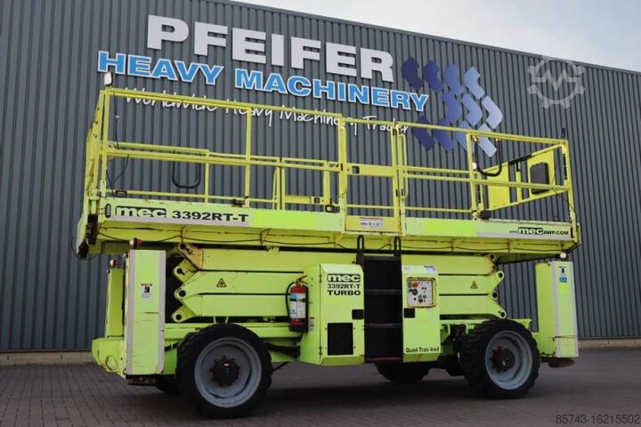 Schaarlift MEC 3392RT-T Diesel, 4x4 Drive, 12m Working Height, 12