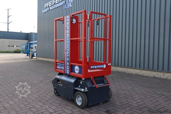 Scharnierende telescopische hoogwerker Bravi LUI HD WD Leonardo New, Electric, 4.90m Working He