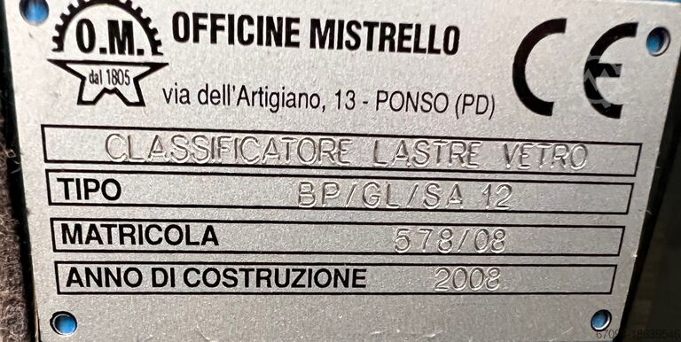 Glass storage system Mistrello BP/GL/SA 12
